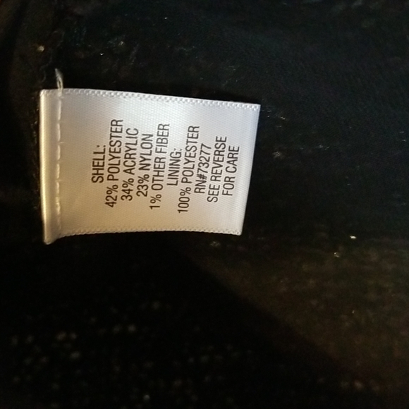 APT9 Black/Silver Sequined Sweater w/ Attached Sheer Black Under Cami;PS - Picture 6 of 7